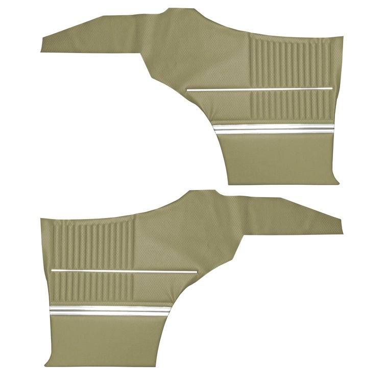 DO68GUS0047645G-PA 68 CUTLASS S/442 SPORTS COUPE REAR PANEL ASMBLY-WILLOW GOLD