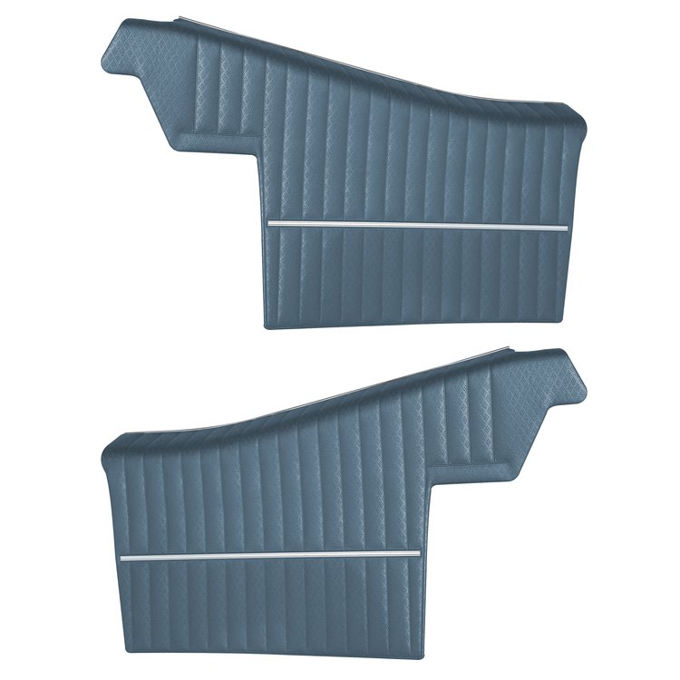 DO68GUS0056325G-PA 69 CUTLASS S/442 CONV REAR PNL ASMBLY-METALLIC BLUE