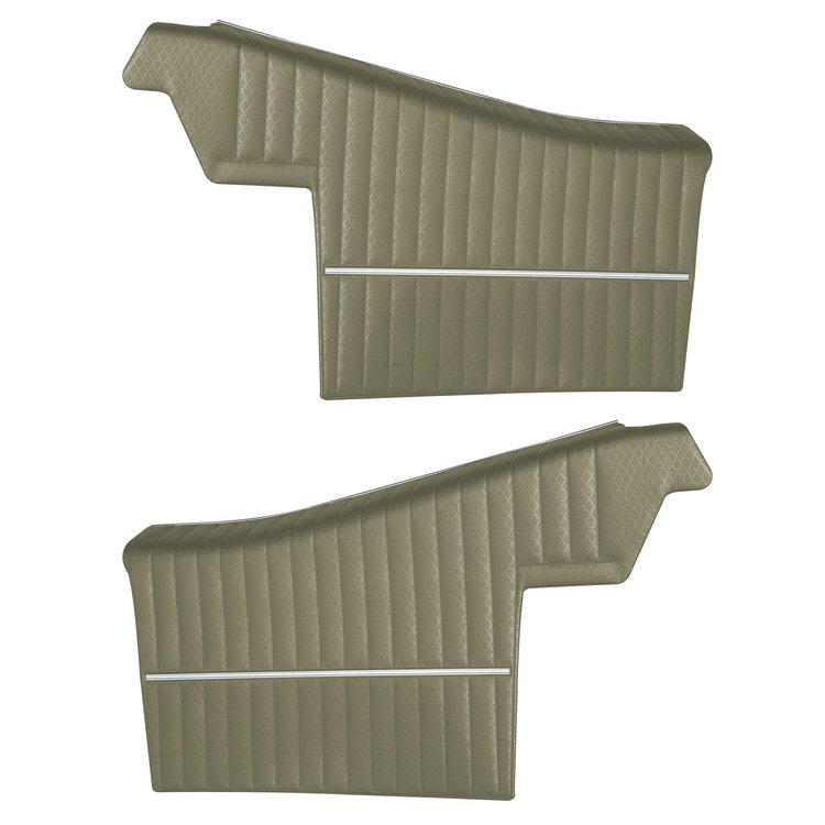 DO68GUS0056645G-PA 68 CUTLASS S/442 CONV REAR PNL ASMBLY-WILLOW GOLD