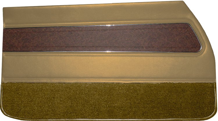 DO70GUD0012650G 70 CUTLASS SUPREME/442 DOOR PANELS - GOLD