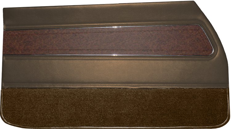 DO70GUD0012658G 70 CUTLASS SUPREME/442 DOOR PANELS - BURNISHED SADDLE