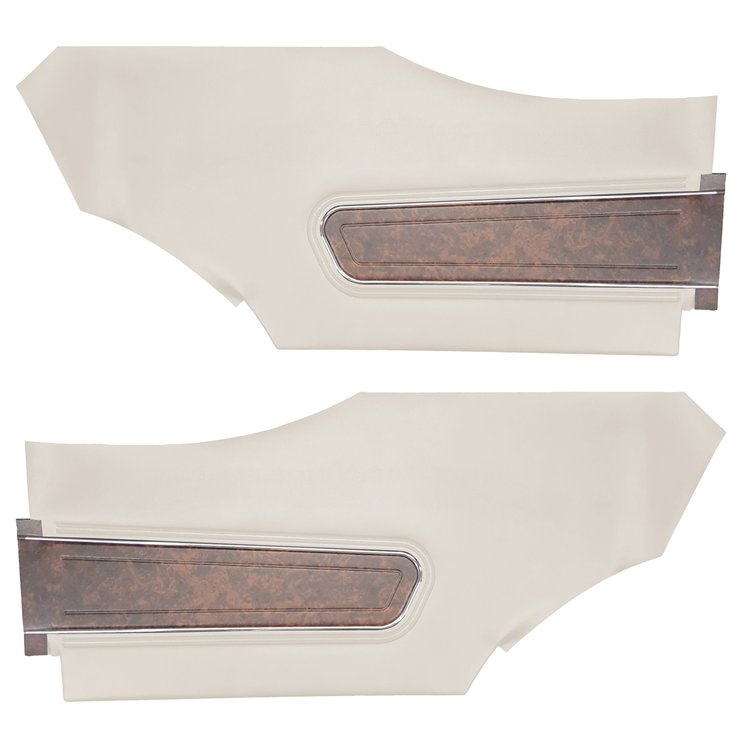 DO70GUD0048202G 70 CUTLASS SUPREME/442 HOLIDAY CPE REAR PANELS - PEARL WHITE
