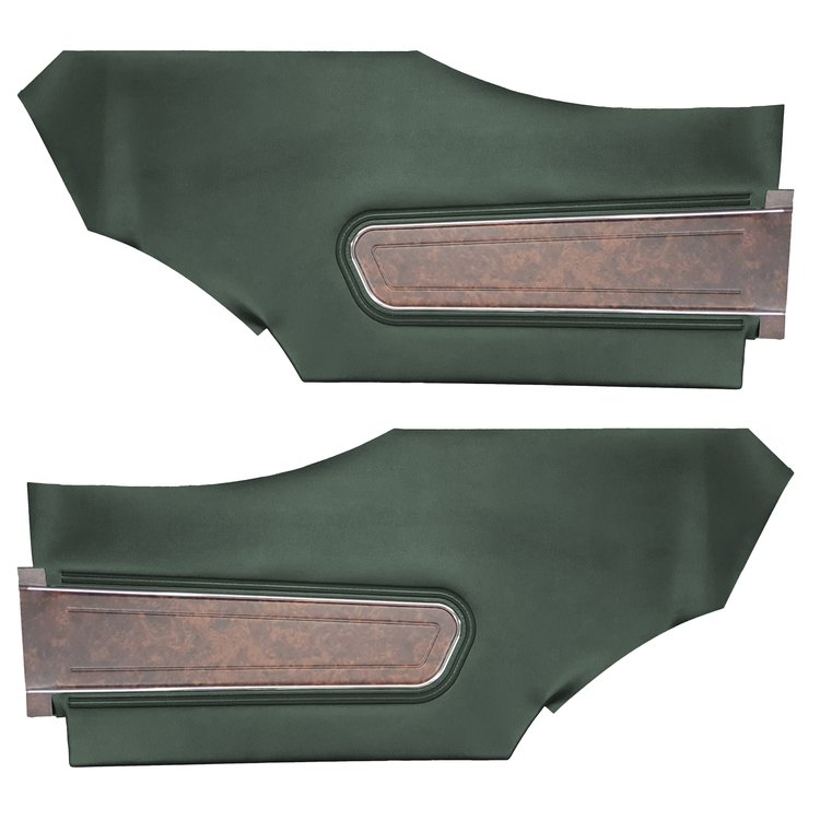 DO70GUD0048460G 70 CUTLASS SUPREME/442 HOLIDAY CPE REAR PANELS - MET GREEN
