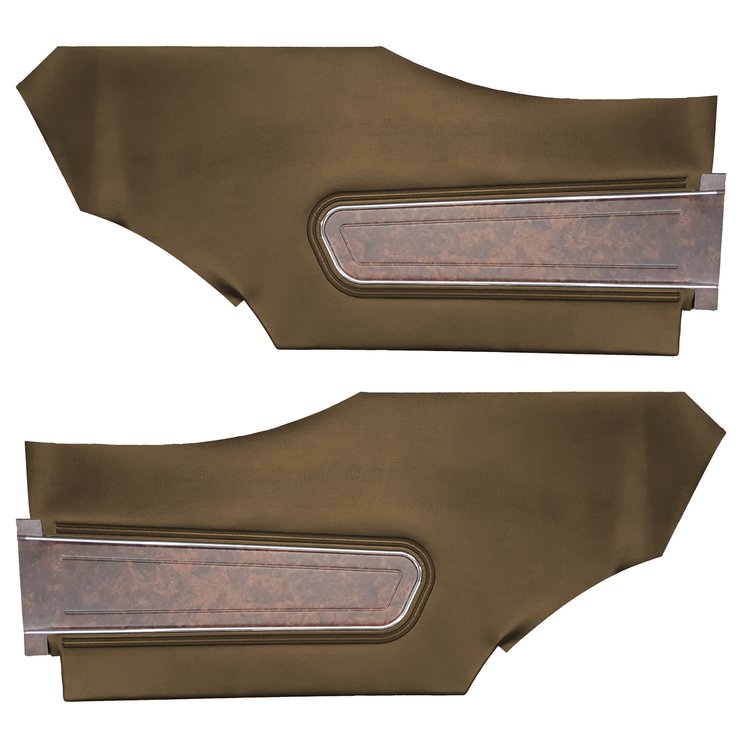 DO70GUD0048658G 70 CUTLASS SUPREME/442 HOLIDAY CPE REAR PANELS - BRNSHD SADL