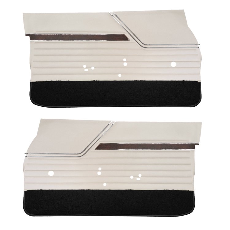 DO70GUS0011202G 70 CUTLASS S/442 SPORTS COUPE DOOR PANELS - PEARL WHITE
