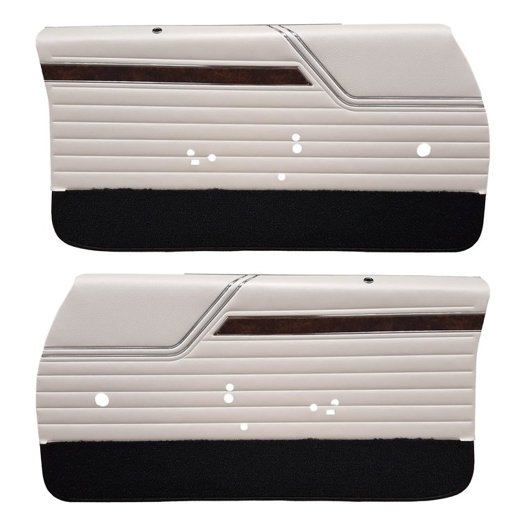 DO70GUS0011202G-PA 70 CUTLASS S/442 SPORTS COUPE ASSEMBLED DOOR PANELS- PRL WHT