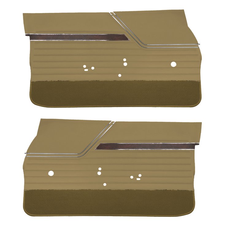 DO70GUS0011650G 70 CUTLASS S/442 SPORTS COUPE DOOR PANELS - GOLD