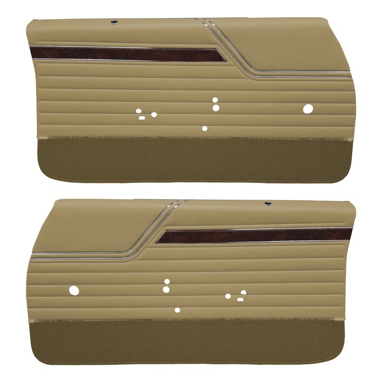 DO70GUS0011650G-PA 70 CUTLASS S/442 SPORTS COUPE ASSEMBLED DOOR PANELS - GOLD