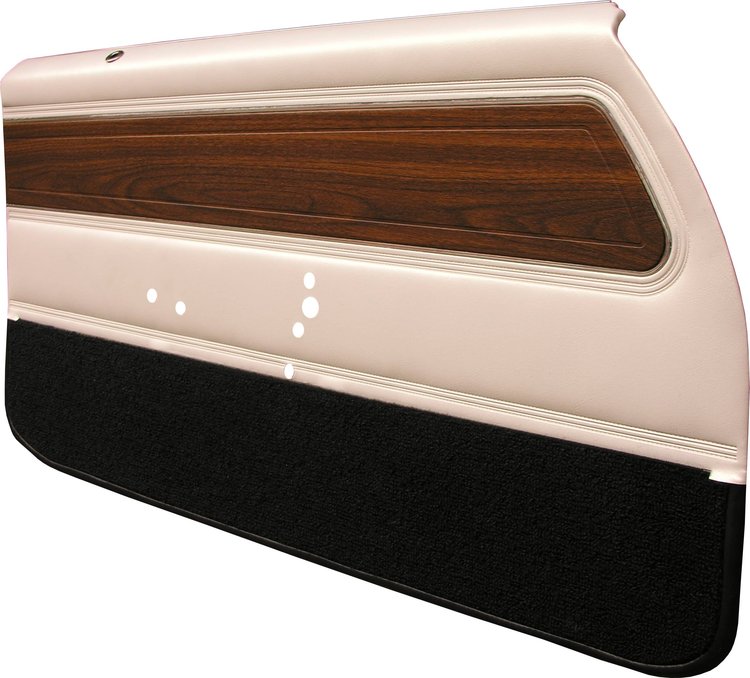 DO71GUD0012202G-PA 71 CUTLASS SUPREME/442 ASSEMBLED DOOR PANELS- PRL WHT