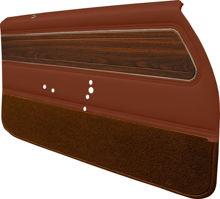 DO71GUD0012657G-PA 71 CUTLASS SUPREME/442 ASSEMBLED DOOR PANELS - SIENNA