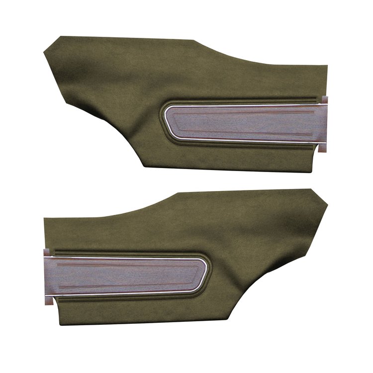 DO71GUD0048415G 71 CUTLASS SUPREME/442 HTP REAR PANELS - JADE GREEN