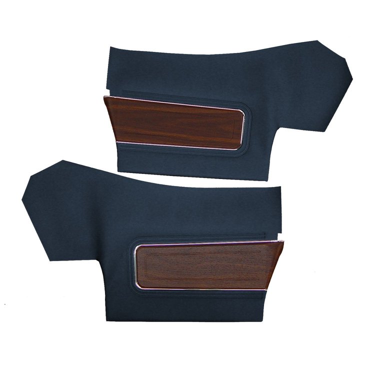 DO71GUD0056380G 71/72 CUTLASS SUPREME/442 CONV REAR PANELS - BLUE