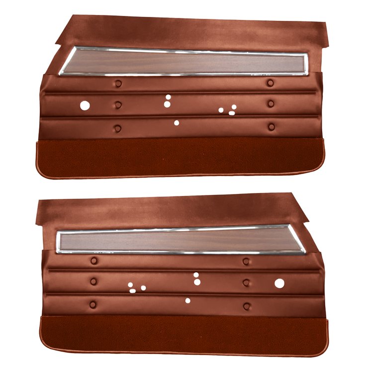 DO71GUS0011657G 71 CUTLASS S/442 SPORTS COUPE DOOR PANELS - SIENNA