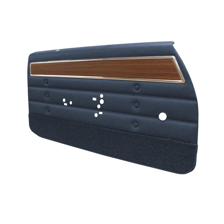 DO71GUS0012380G-PA 71 CUTLASS S/442 HOLIDAY COUPE ASSEMBLED DOOR PANELS - BLUE