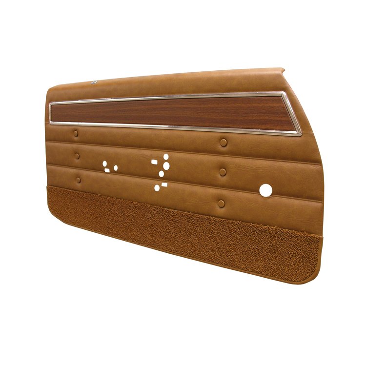 DO71GUS0012657G-PA 71 CUTLASS S/442 HOLIDYA COUPE ASSEMBLED DOOR PANELS - SIENNA