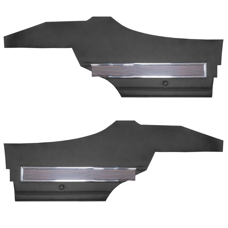 DO71GUS0047100G 71 CUTLASS S/442 SPORT COUPE REAR PANELS BLACK
