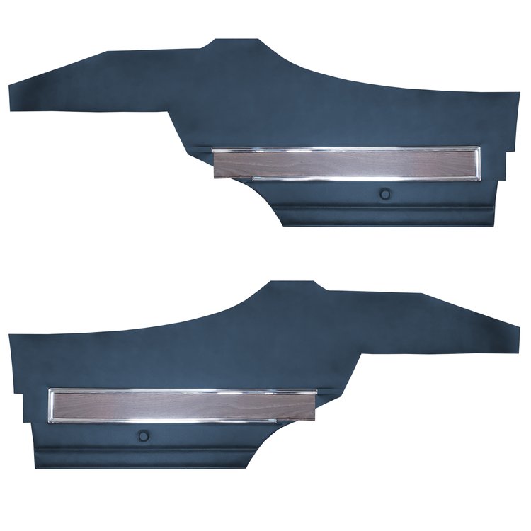 DO71GUS0047380G 71 CUTLASS S/442 SPORT COUPE REAR PANELS BLUE