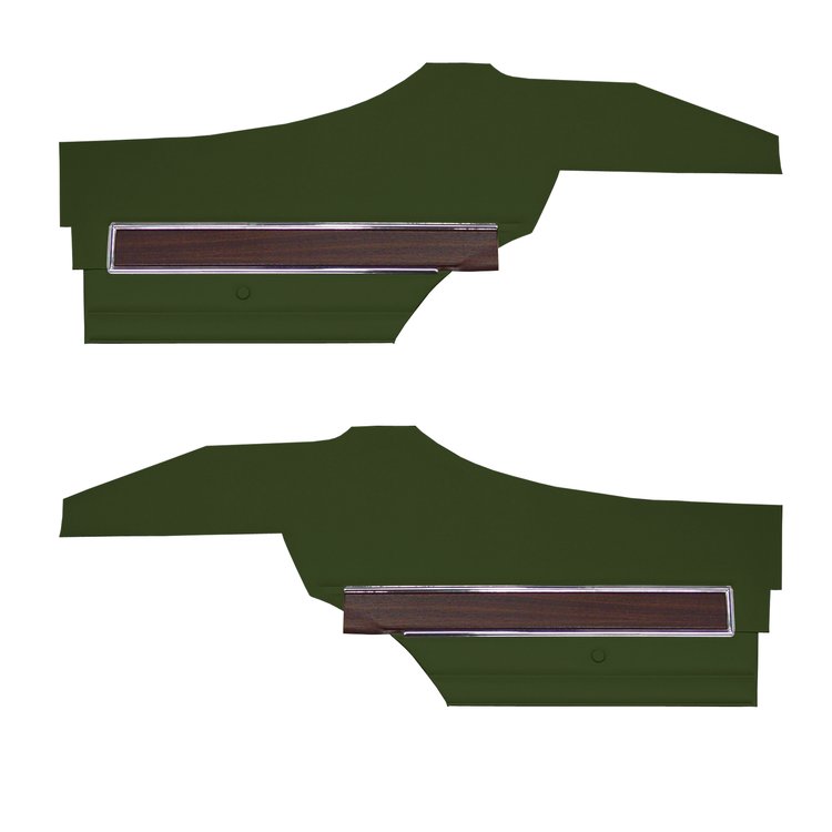 DO72GUS0047465G-PA 72 CUTLASS S/442 SPORTS COUPE REAR PANEL ASMBLY - GREEN