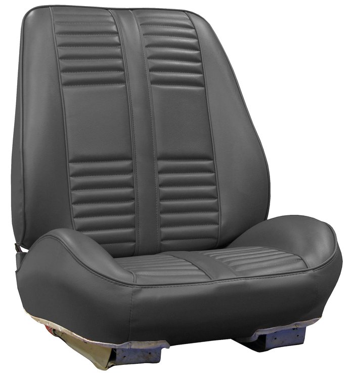 RS66GUD0010100G 66 CUTLASS/442 BUCKETS RALLYE BUCKET SEATS - BLACK