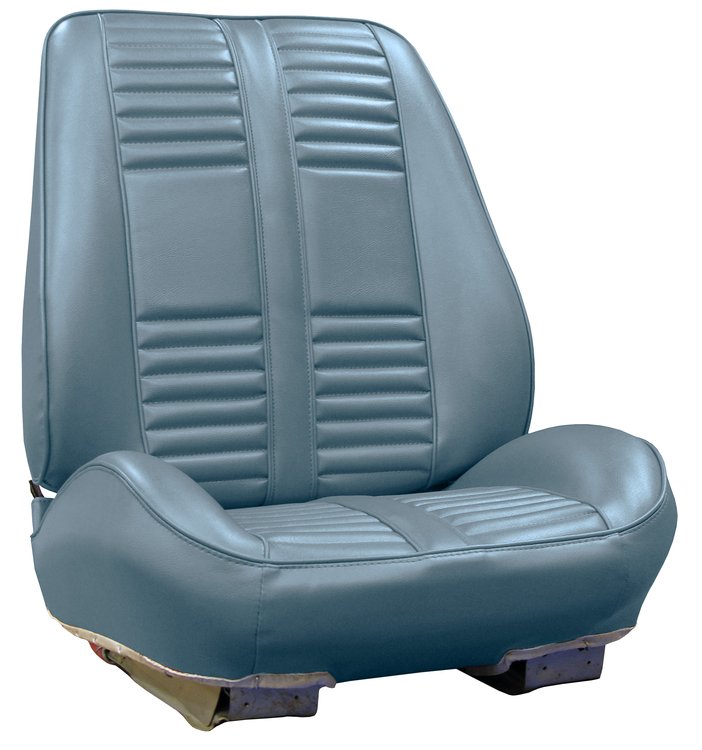 RS66GUD0010325G 66 CUTLASS/442 BUCKETS RALLYE BUCKET SEATS - MET BLUE
