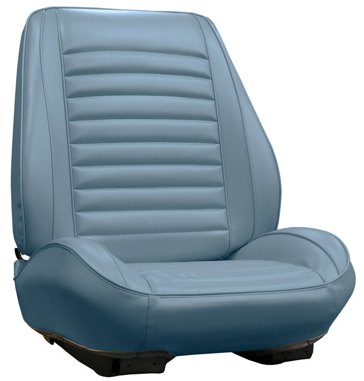 RS67GUD0010310G 67 CUTLASS SUPREME/442 BUCKETS RALLYE BKT SEATS - LT MET BLUE