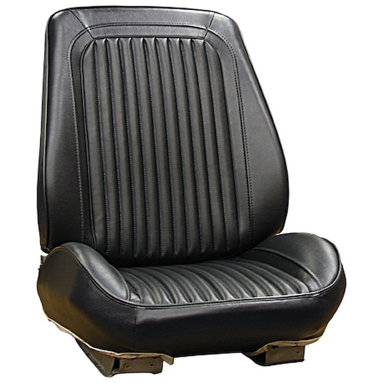 RS68GUD0010100G 68 CUTLASS SUPREME BUCKETS - RALLYE BUCKET SEATS - BLACK
