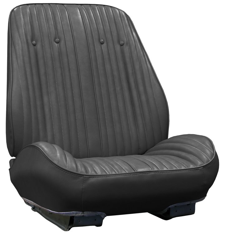 RS69GUD0010100G 69 CUTLASS SUPREME BUCKETS - RALLYE BUCKET SEATS - BLACK