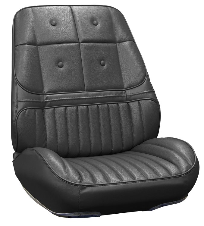 RS70GUD0010100G 70 CUTLASS SUPREME/442 RALLYE BUCKET SEATS - BLACK