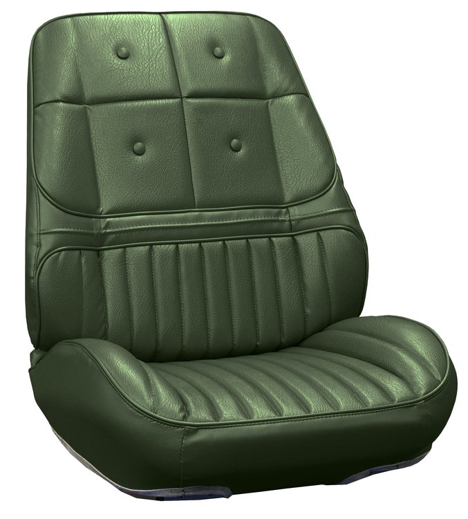 RS70GUD0010460G 70 CUTLASS SUPREME/442 RALLYE BKT SEATS - MET GREEN