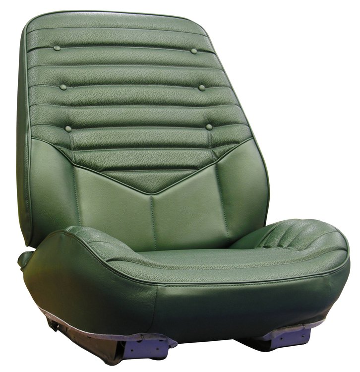 RS70GUS0010460G 70 CUTLASS S/442 BUCKETS - RALLYE BKT SEATS - MET GREEN