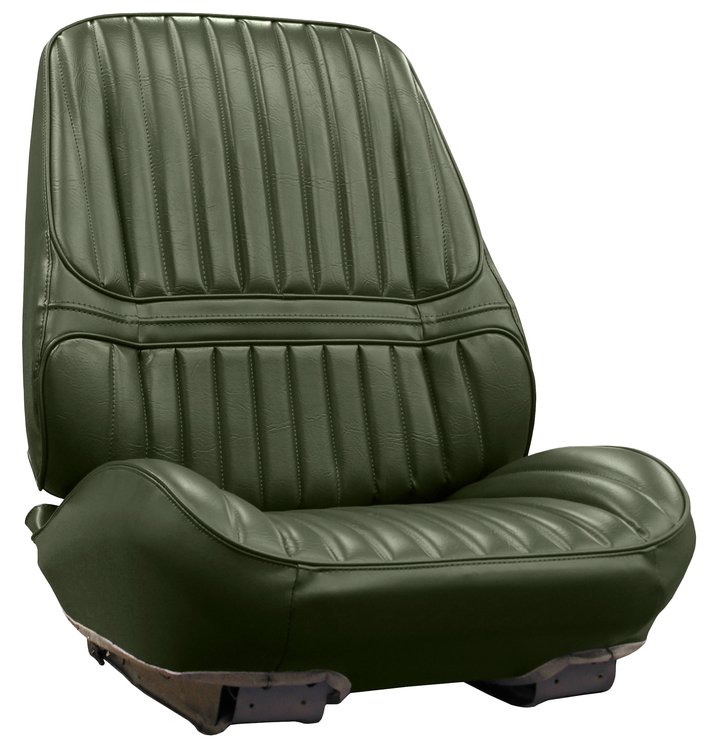 RS71GUD0010465G 72 CUTLASS SUPREME/442 RALLYE BUCKET SEATS - GREEN