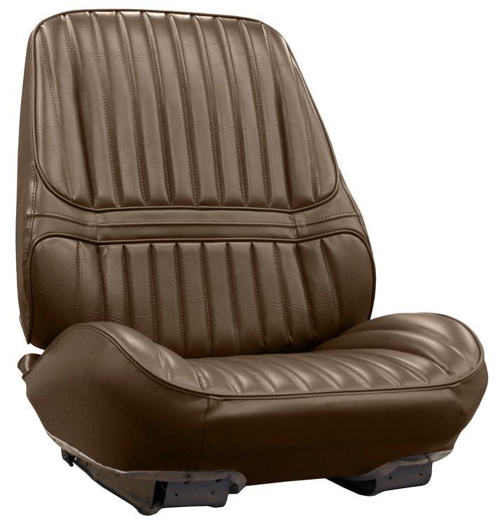 RS71GUD0010690G 72 CUTLASS SUPREME/442 RALLYE BUCKET SEATS - SADDLE