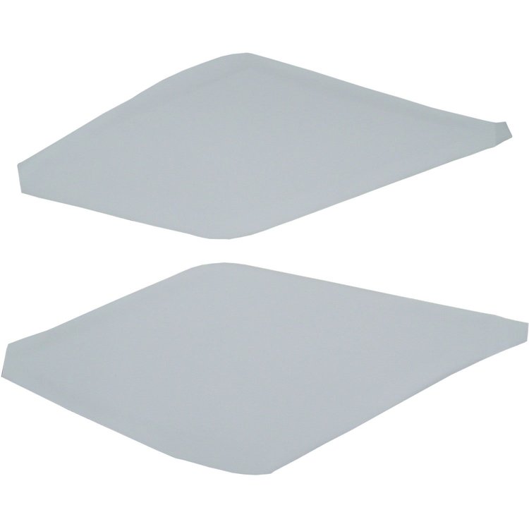SB66GU02B2 66/67 F-85/CUTLASS/442 SAIL PANELS - BASKETWEAVE WHITE