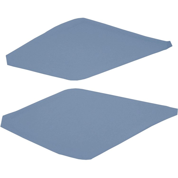 SB66GU11B2 67 F-85/CUTLASS/442 SAIL PANELS - BASKETWEAVE MED BLUE