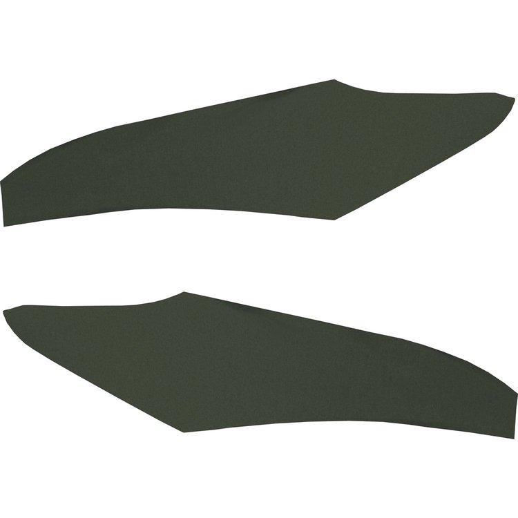 SB70GU13NP1 70/72 F-85/CUTLASS/442 SAIL PANELS - NON-PERF. DARK GREEN