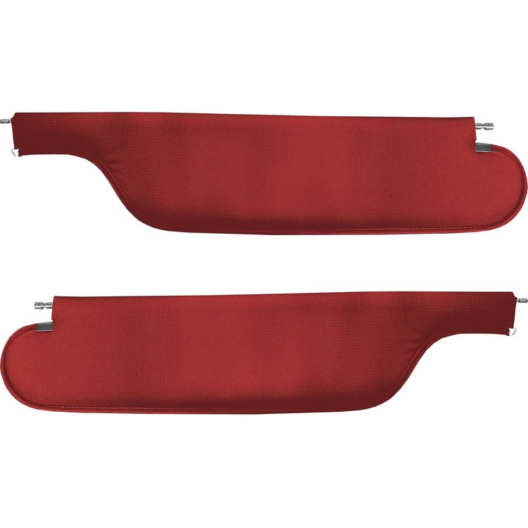 SV66GU03B2-PA 67 F-85/CUT/442 HOLIDAY CPE SUNVISOR 2-PIN - BSKTWV RED