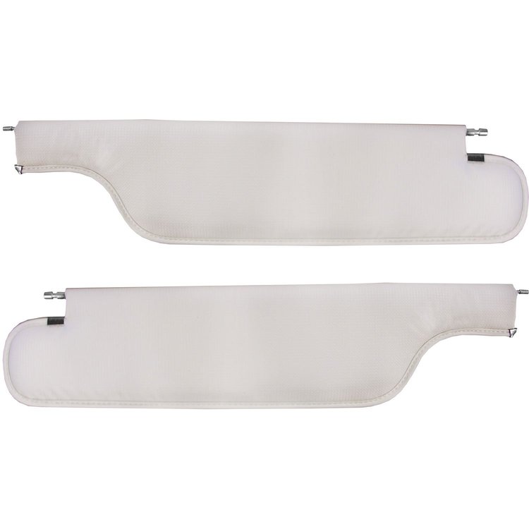SV68GU02B2-PA 68 F-85/CUT/442 HOLIDAY CPE SUNVISOR 2-PIN - BSKTWV WHITE
