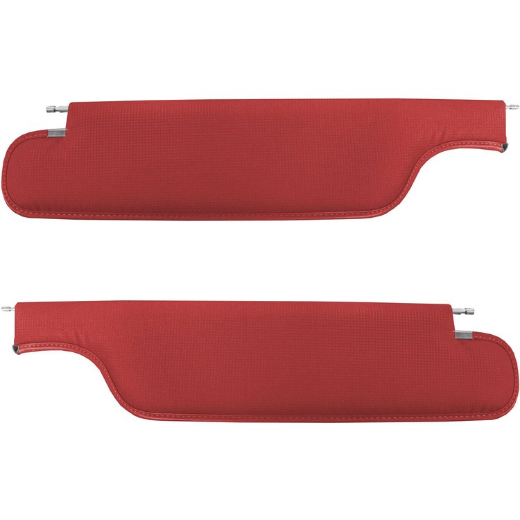 SV69GU03B2-PA 69 F-85/CUT/442 HOLIDAY CPE SUNVISOR 2-PIN - BSKTWV RED