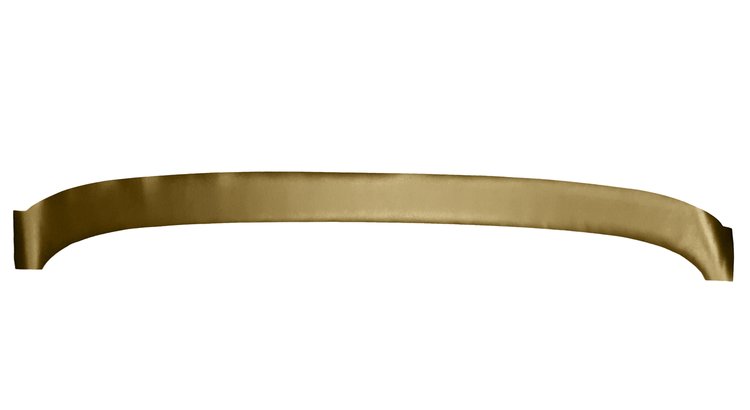 VV68GAHEADER650G 68/72 GM A CONVERTIBLE WIND SHIELD HEADER VINYL GOLD