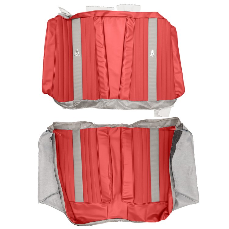 AA63CF00050513 63 SPORT FURY CONV. REAR - CRIMSON RED W/ WHITE ACCENT