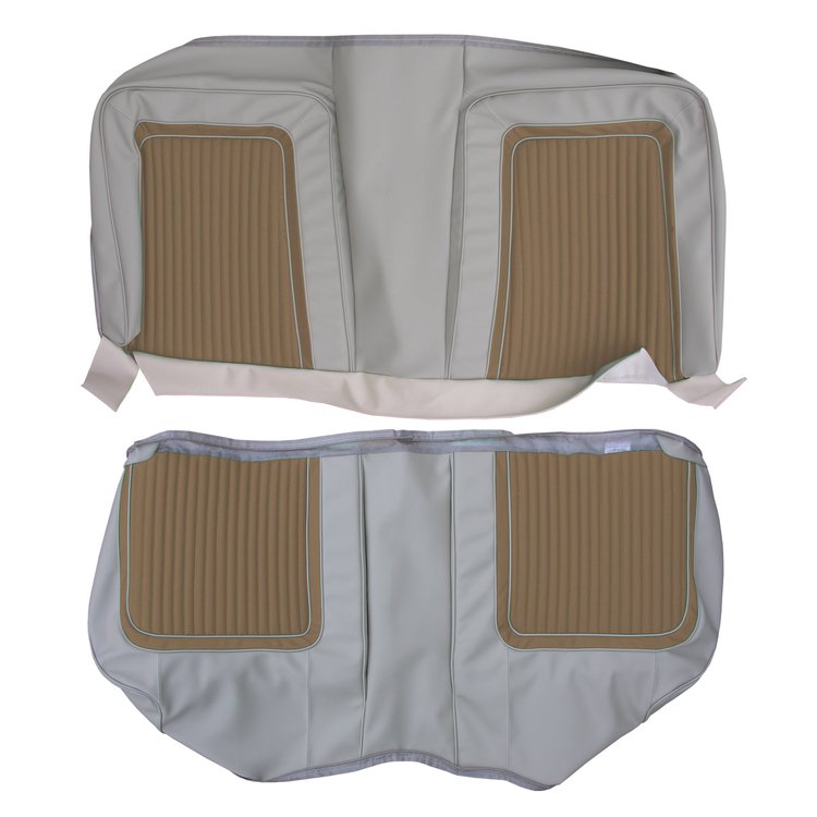 AA63CP00040207 63 POLARA 500 HARDTOP REAR - TAUPE/WHITE W/ TAUPE ACCENT