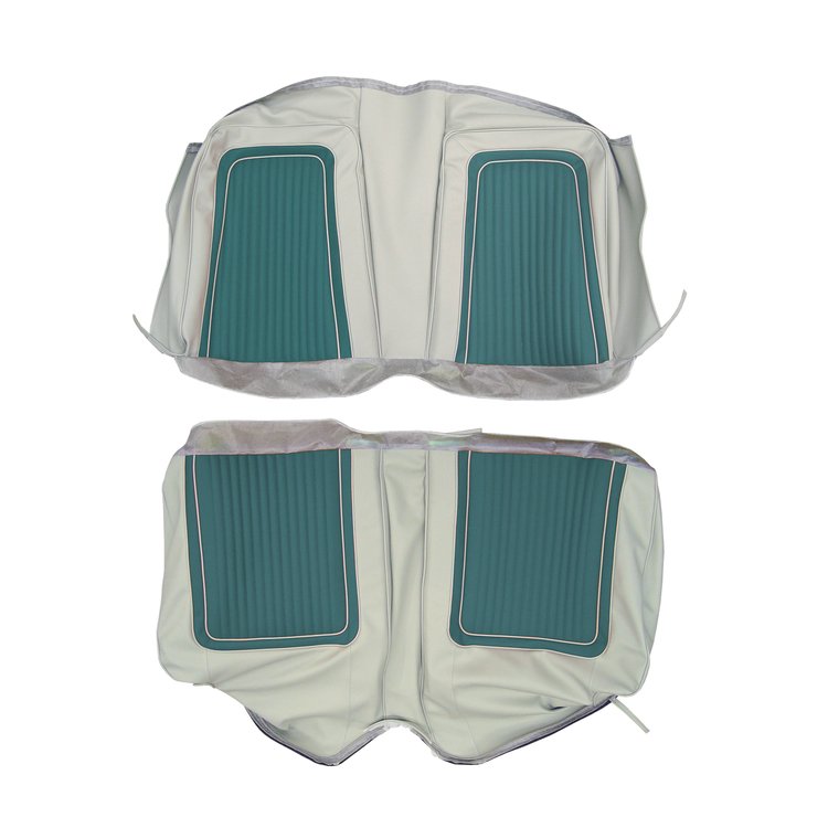 AA63CP00050407 63 POLARA 500 CONV. REAR - TURQ/WHITE W/ TURQ ACCENT