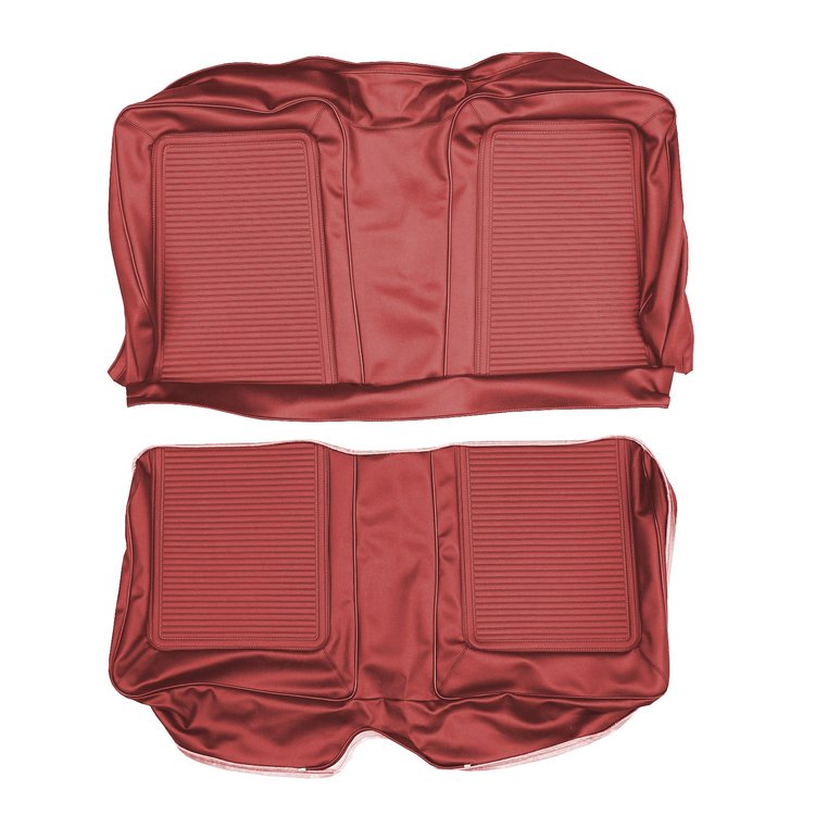 AA64CB00070510 64/65 B CUDA BUCKET FASTBACK REAR -RED