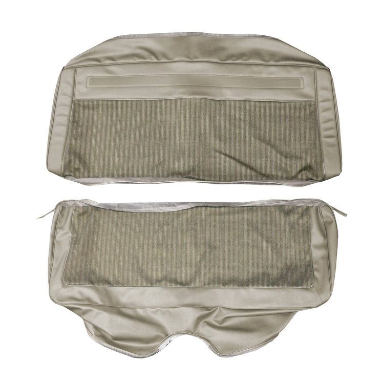 AA64CD4C080692 64 DODGE 440 HTP REAR BENCH FAWN CLOTH/METALLIC FAWN