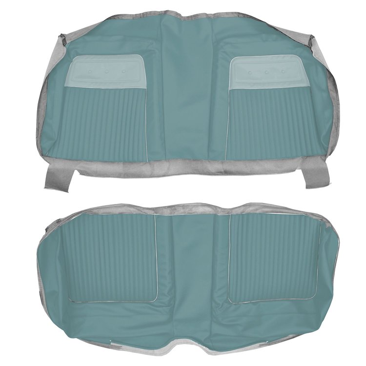 AA64CF00040417 64 SPORT FURY HARDTOP REAR - TURQ. W/ LT. TURQ. ACCENT