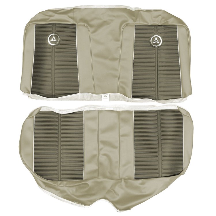 AA64CL00040409 64 DART GT HARDTOP REAR - DK OLIVE/ LT OLIVE W/ SLVR
