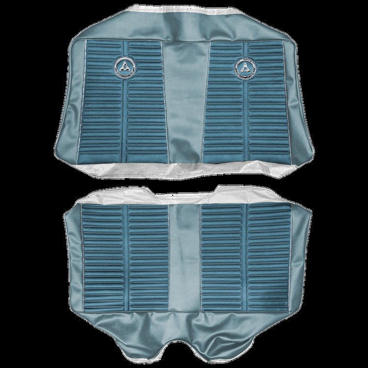AA64CL00050300 64 DART GT CONVERTIBLE REAR - DK BLUE/MET BLUE W/SLVR TINSEL