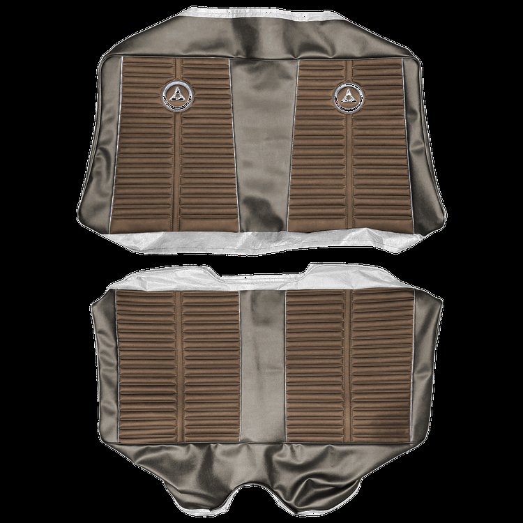 AA64CL00050658 64 DART GT CNV REAR - DK BROWN /METALLIC FAWN W/SILVER TINSEL