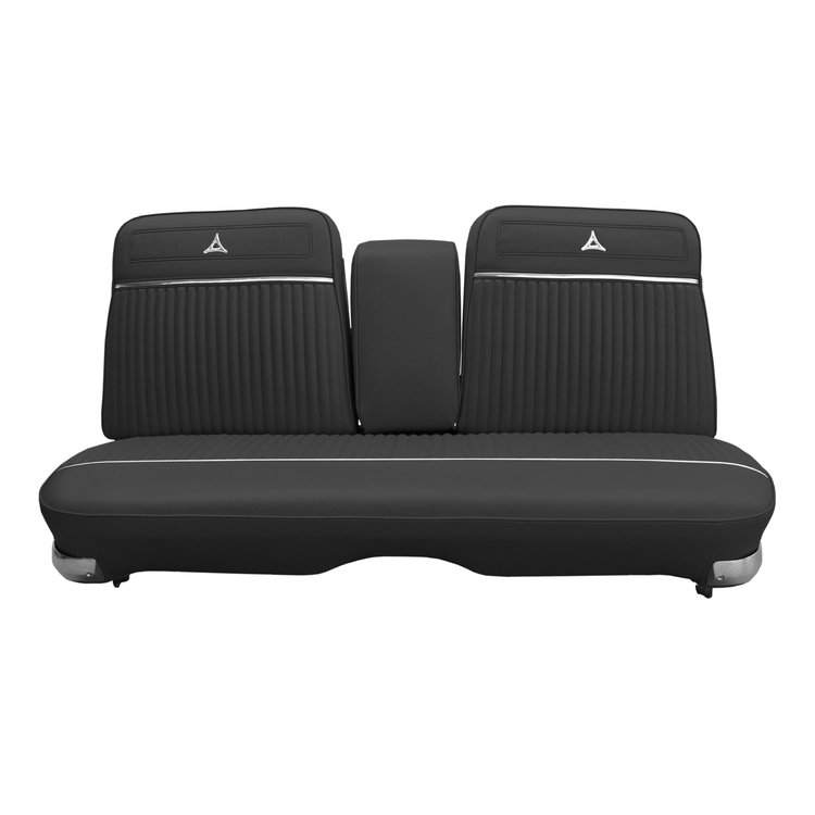 AA64CP00030100 64 POLARA SPLIT BENCH W/C.A.R. BLACK W/ SILVER TINSEL