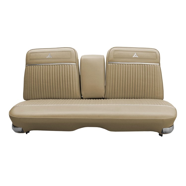 AA64CP00030410 64 POLARA SPLIT BENCH W/C.A.R. LT. OLIVE W/ SILVER TINSEL